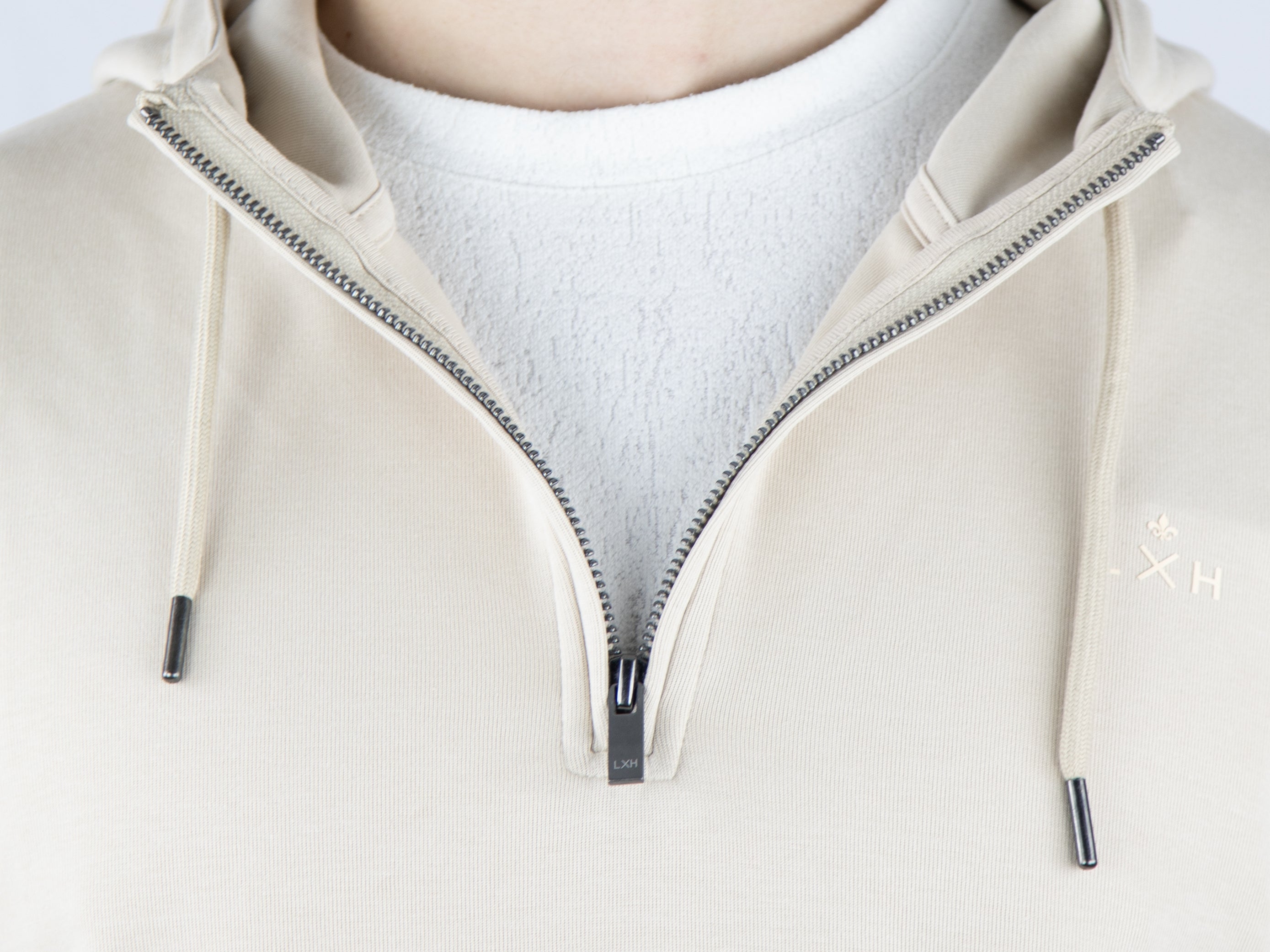 Beige hoodie