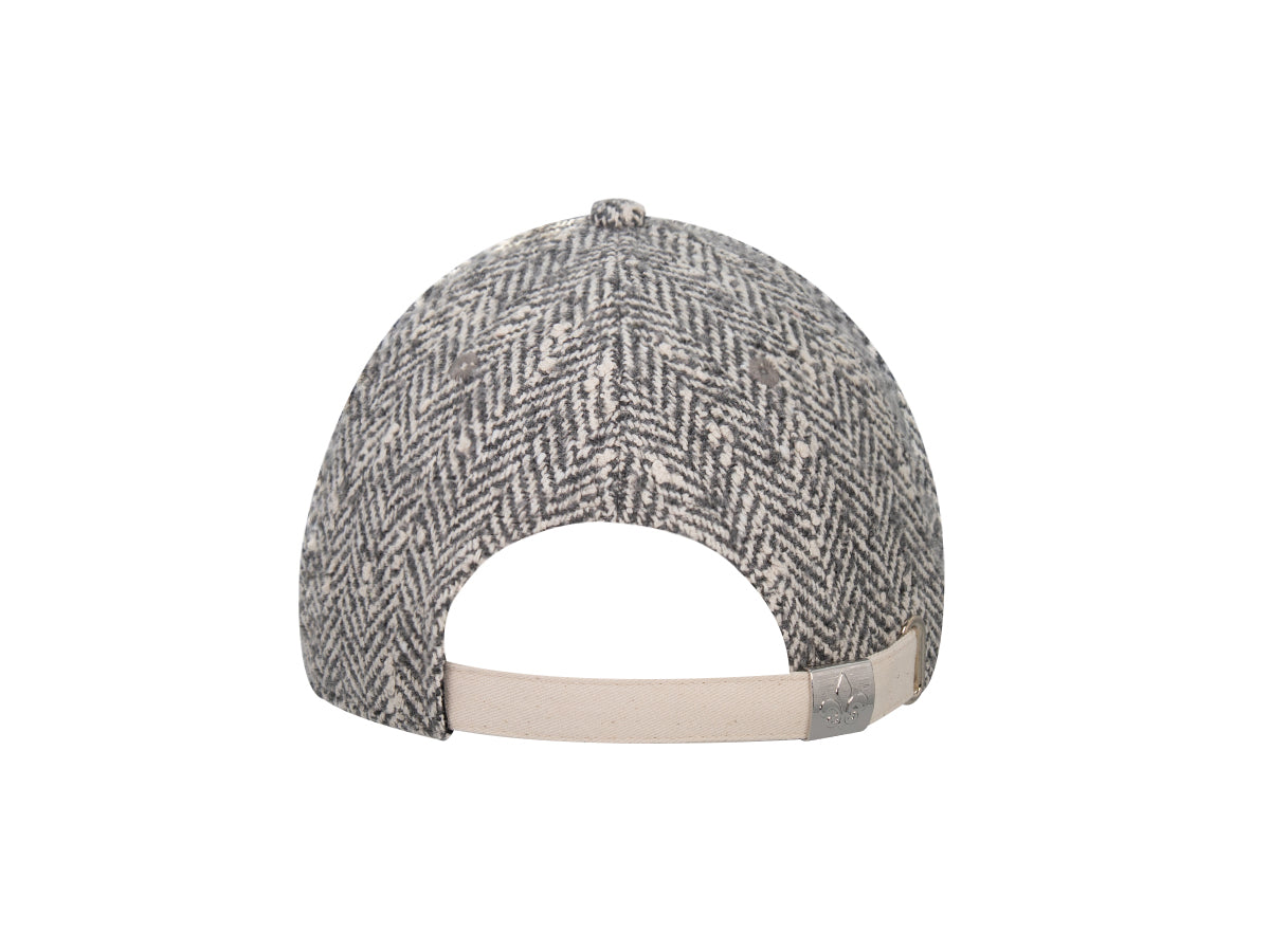 Casquette « Prestige » Chevron Moucheté Gris