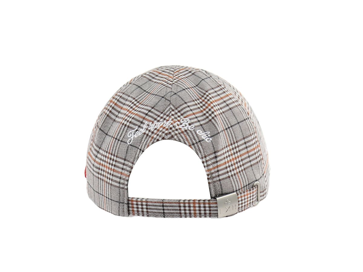 Béret Tissu Écossais Marron LXH Aberdeen Coton 4