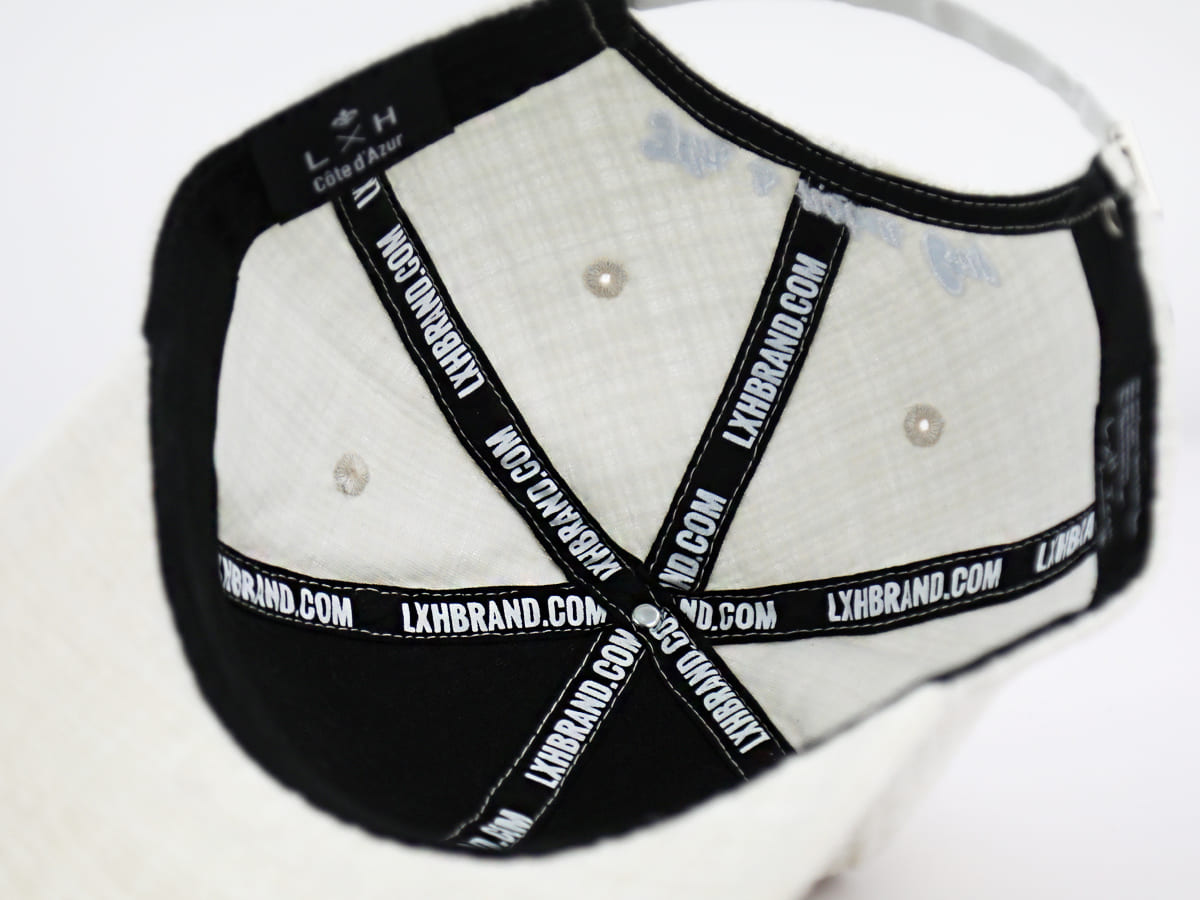 Casquette Tweed Blanc Crème LXH Milan Tweed 12