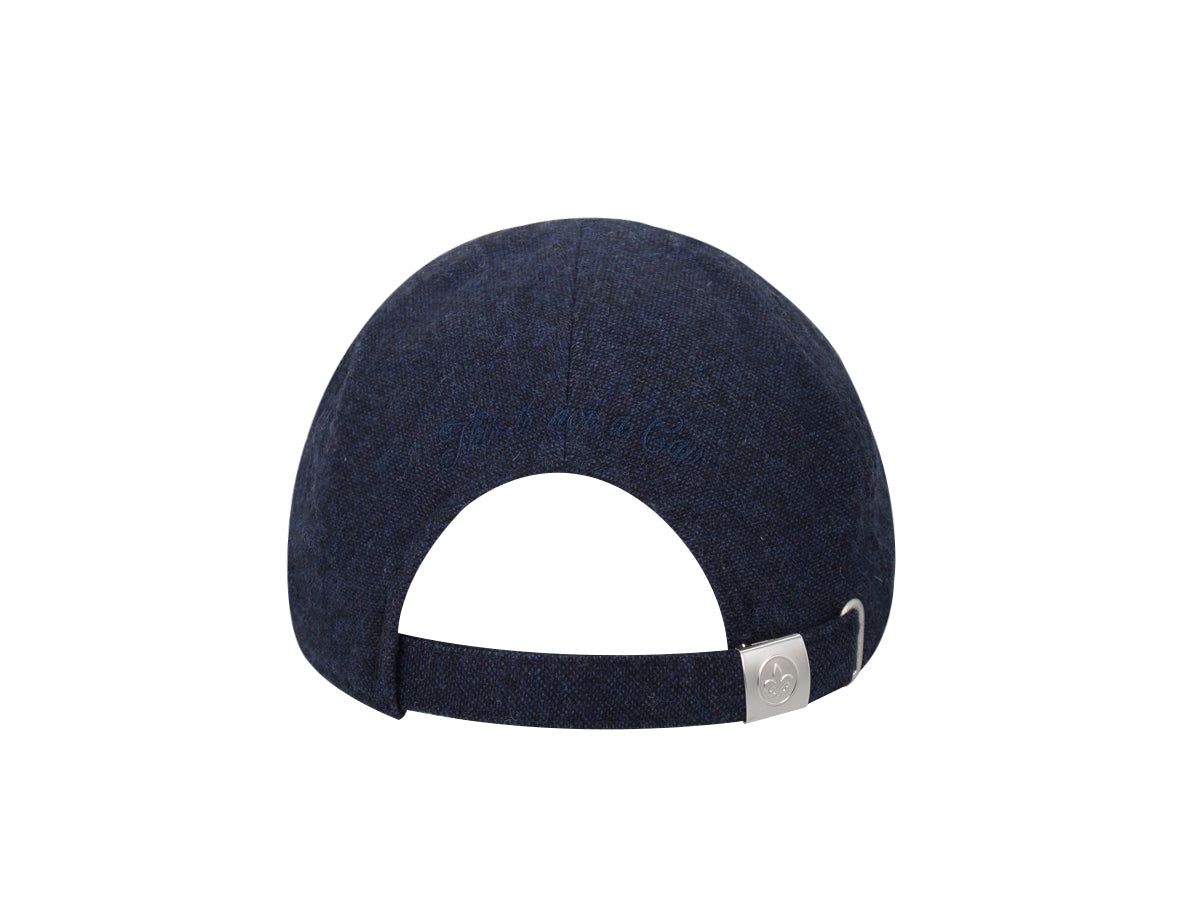 Béret bleu marine homme LXH avec fermeture réglable à l'arrière pour une tenue confortable
