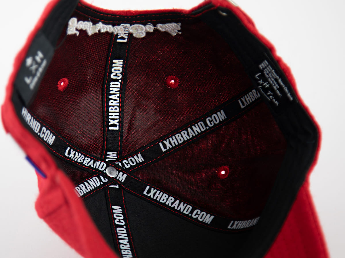 Casquette Feutrine Cerise LXH Megève Feutrine 12