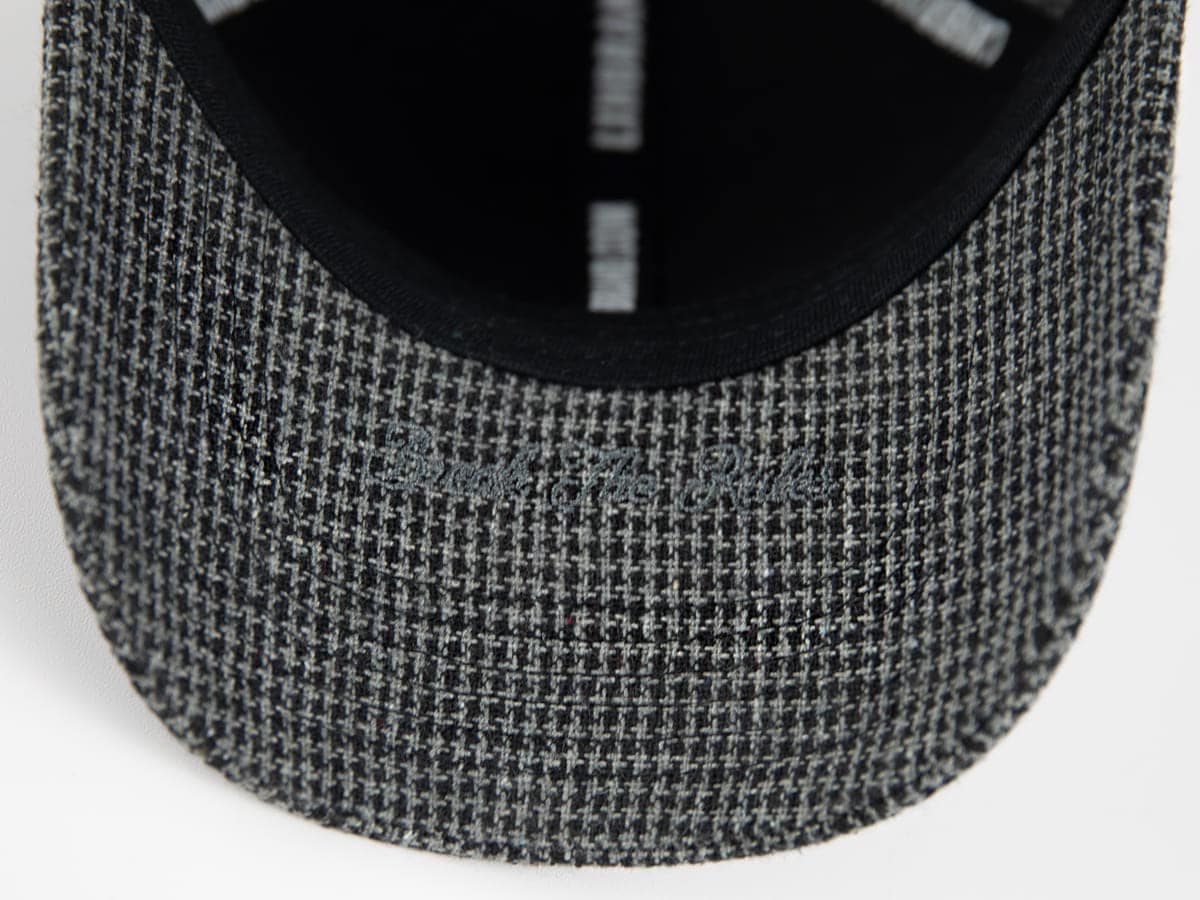 Casquette Pied-de-Poule Noir / Blanc LXH Glasgow Laine 27