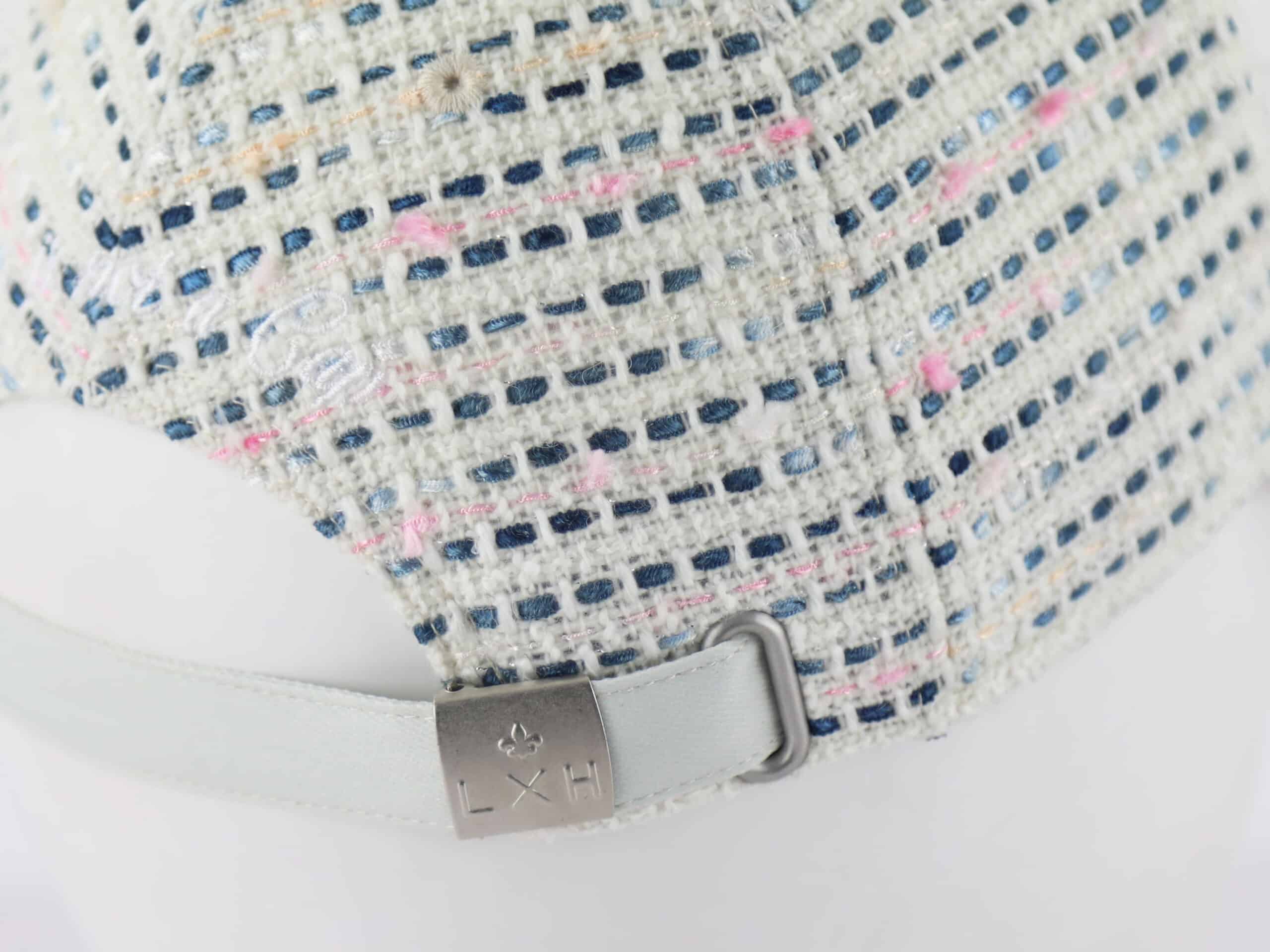 Casquette Tweed Blanc/Bleu Marine LXH Milan Tweed 10