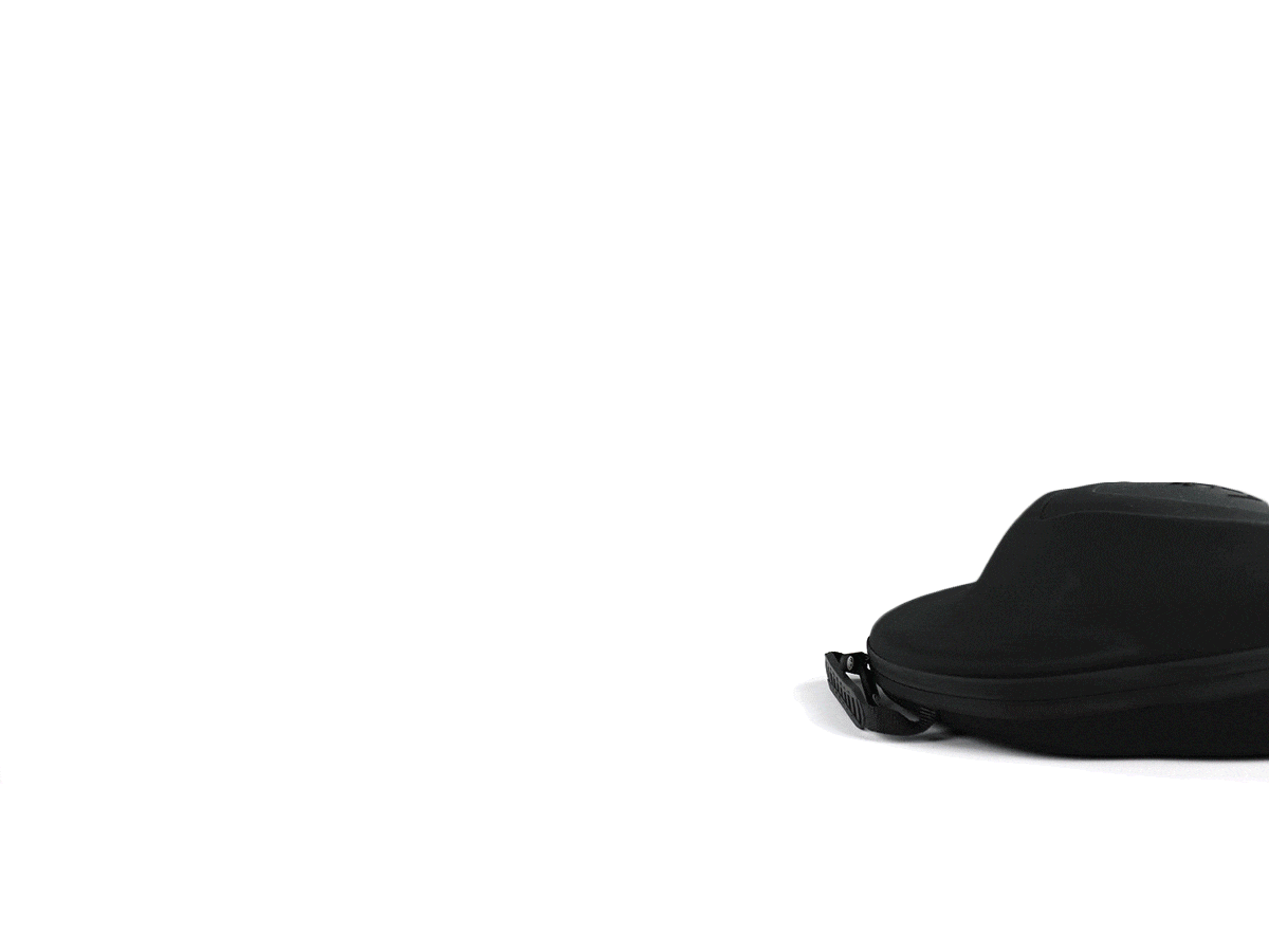 Sac à chapeau noir Cap Bag Noir de la marque LXH, idéal pour protéger vos chapeaux