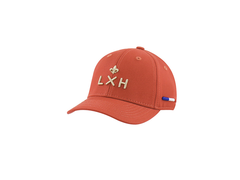 Casquette bébé coton terracotta LXH avec broderie élégante et couleur tendance