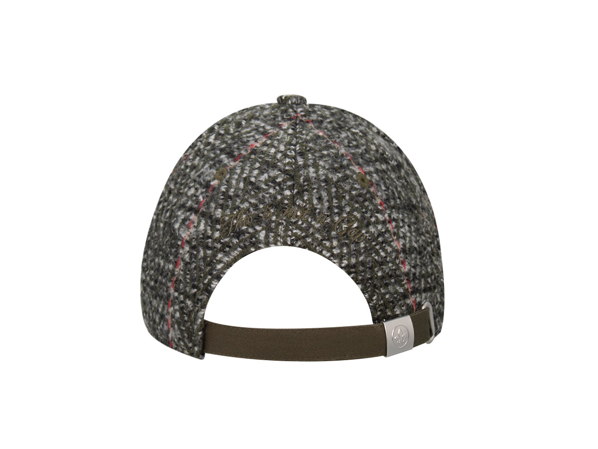 Casquette chevron kaki homme vue arrière avec sangle ajustable pour un confort optimal