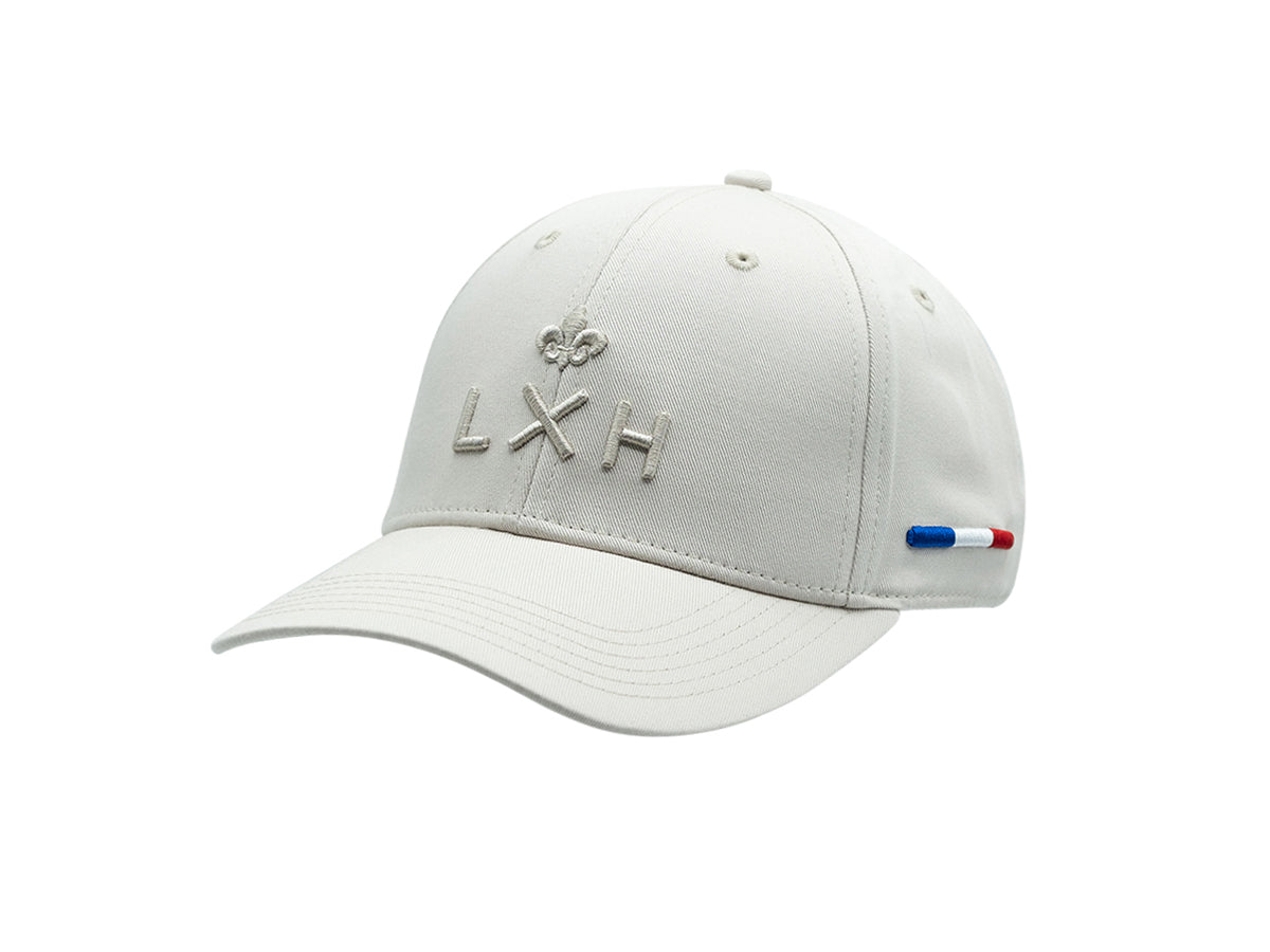 Casquette coton mastic LXH avec broderie et design élégant, parfaite pour une tenue décontractée