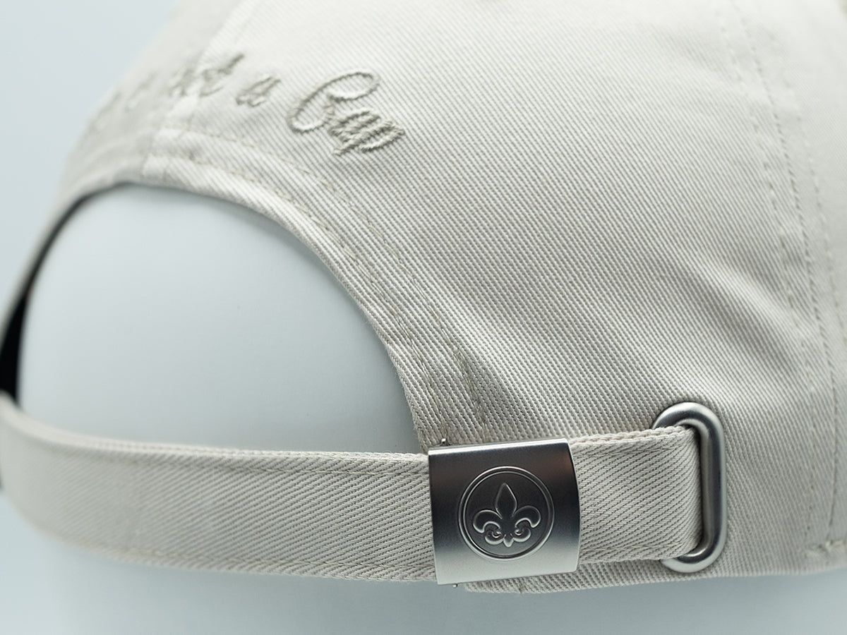 Casquette coton mastic LXH avec détail de fermeture réglable en métal