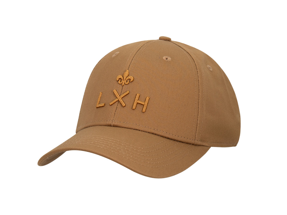 Casquette coton pain d'épice LXH avec broderie élégante pour un style décontracté