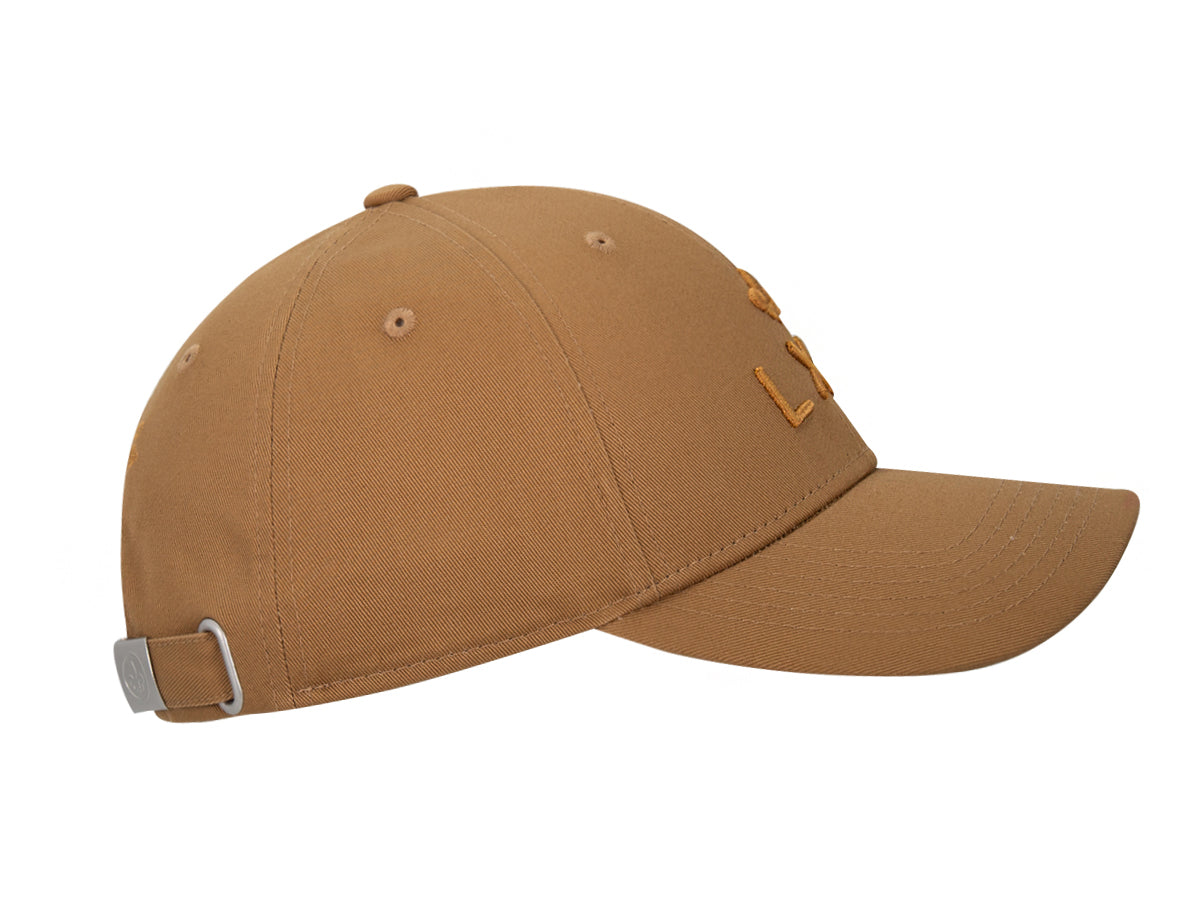 Casquette coton pain d'épice LXH avec fermeture arrière et design élégant