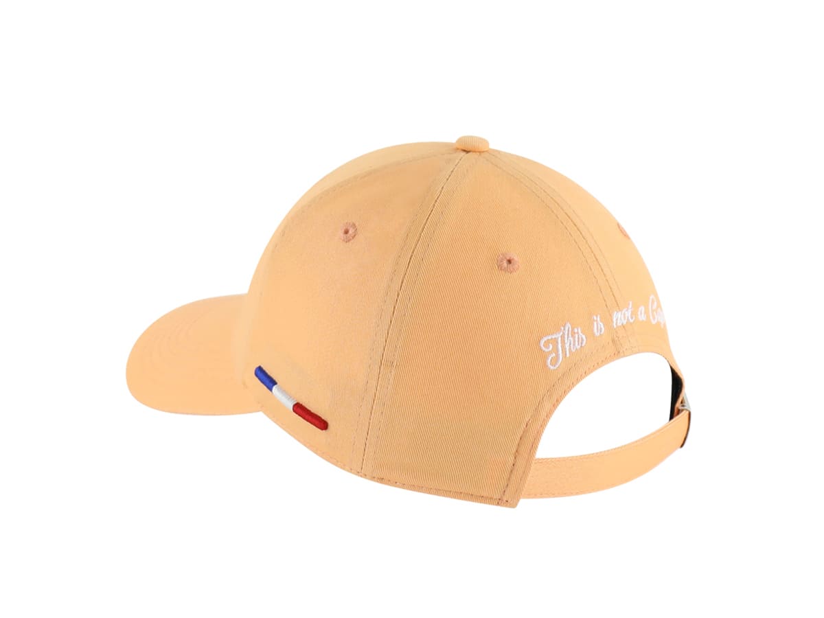 Casquette Coton Pêche LXH avec broderie et drapeau français sur le côté arrière