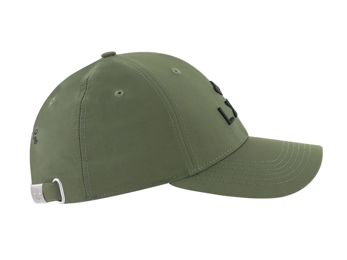 Casquette kaki homme premium LXH avec logo brodé et ajustement à l'arrière