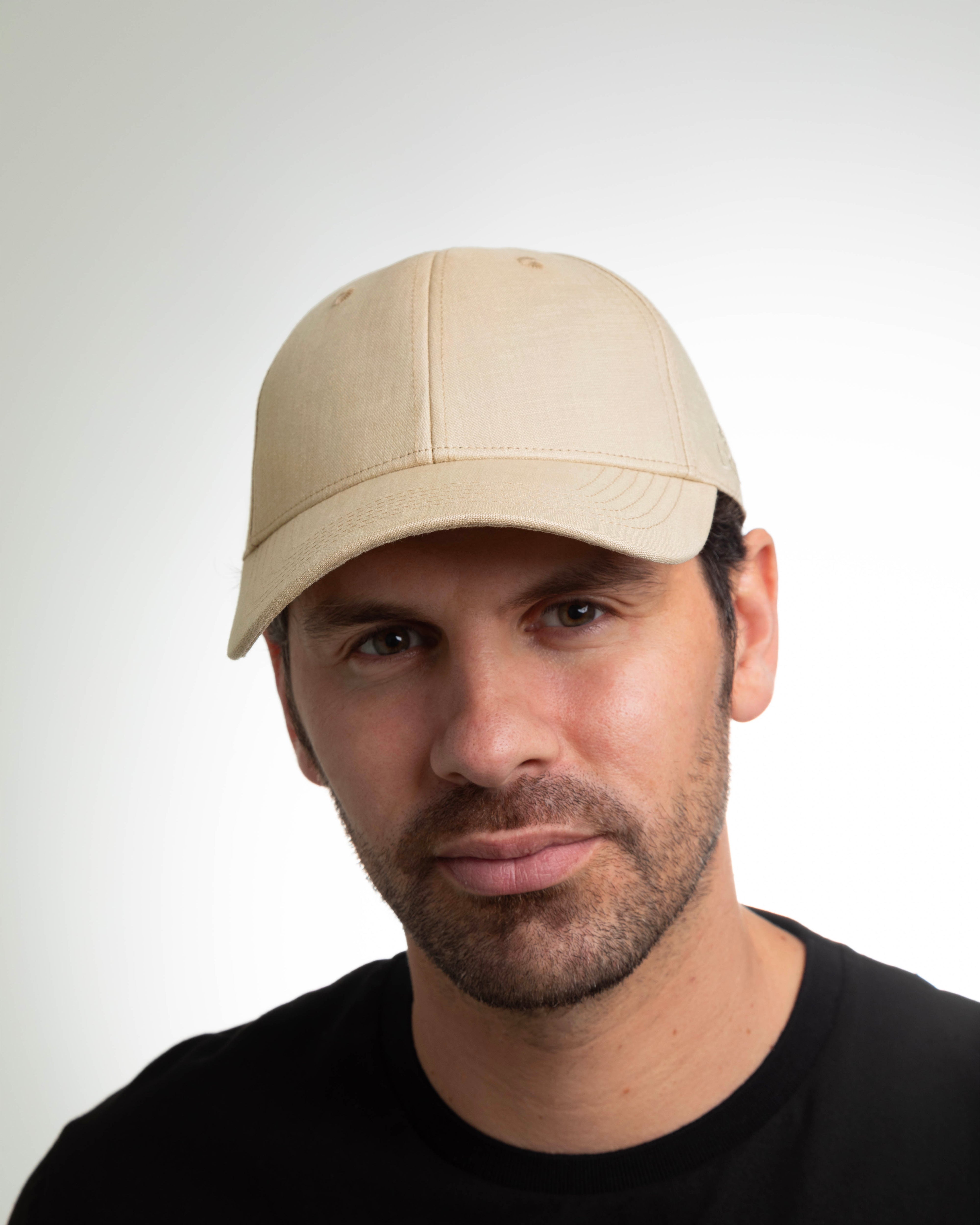 Casquette lin beige homme de LXH, élégante et confortable pour un style décontracté