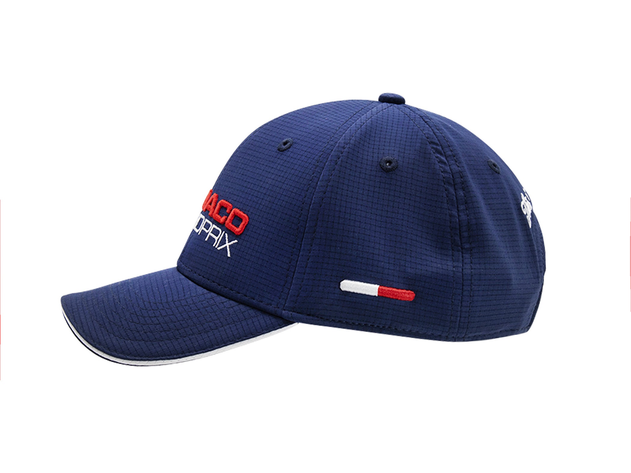 Casquette nylon LXH bleu marine avec broderie et visière courbée pour un look sportif