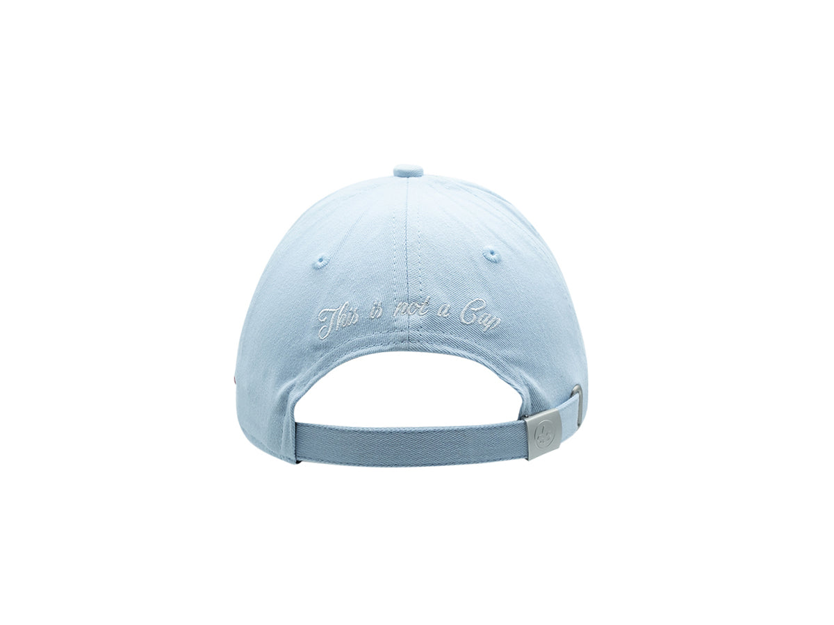 Casquette LXH en Coton Bleu Ciel avec broderie au dos pour un style décontracté