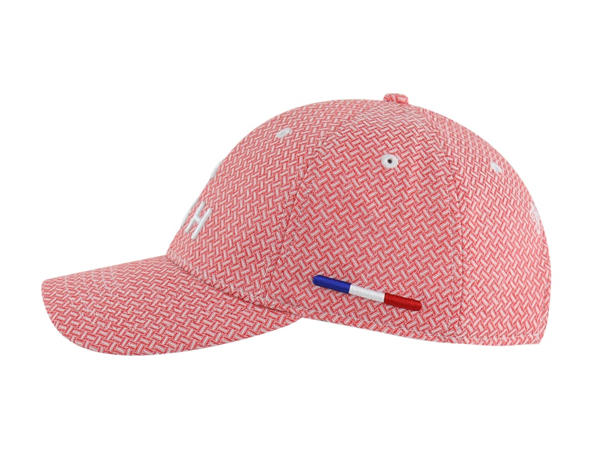 Casquette Motif Tissé Rouge LXH Athènes 2