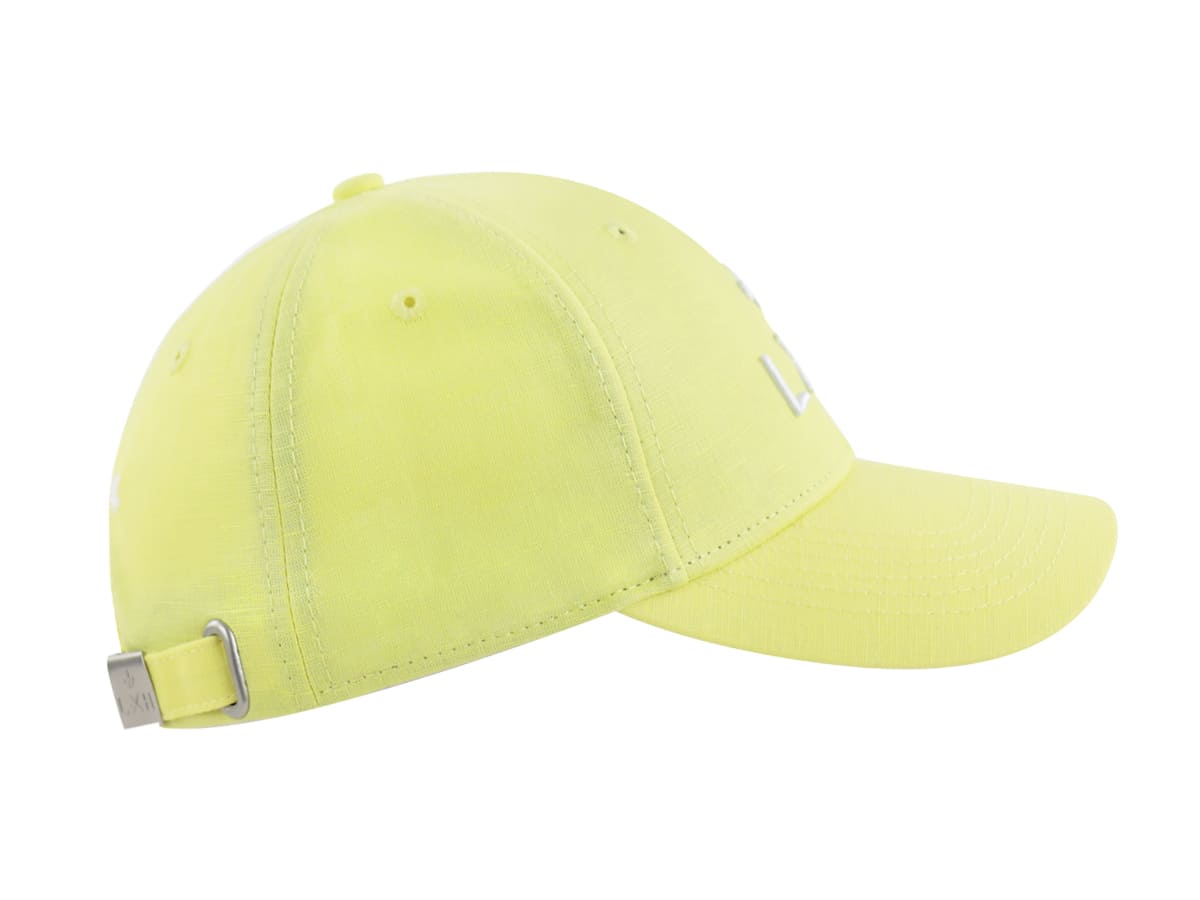Casquette Lin Jaune Citron LXH Santorin Lin 6