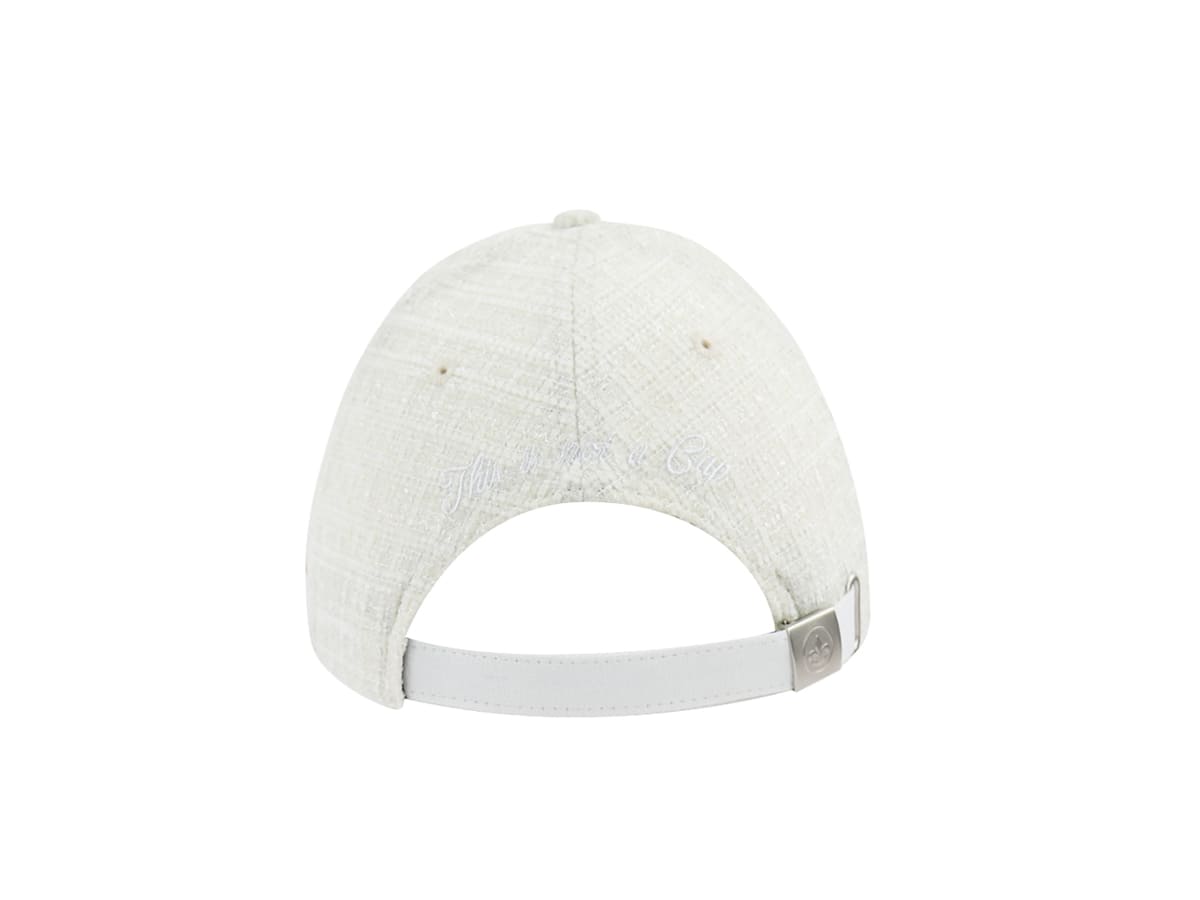 Casquette Tweed Blanc Crème LXH Milan Tweed 4