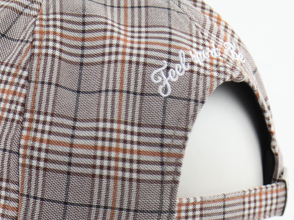 Béret Tissu Écossais Marron LXH Aberdeen Coton 9