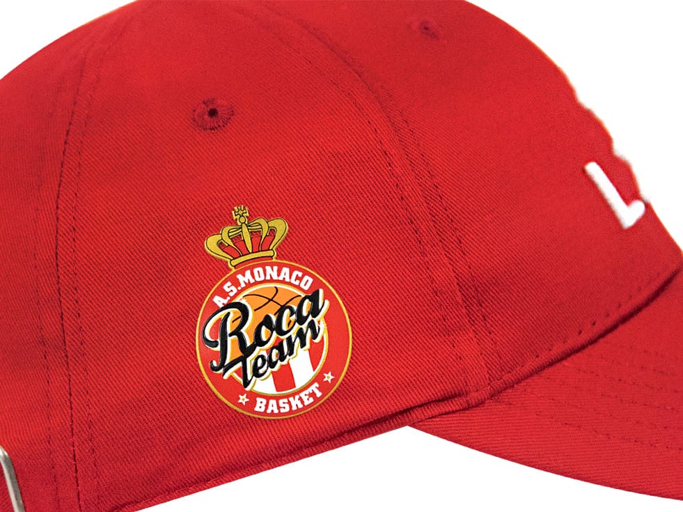 Casquette A.S.Monaco Basket Rouge LXH Collaboration Coton 2