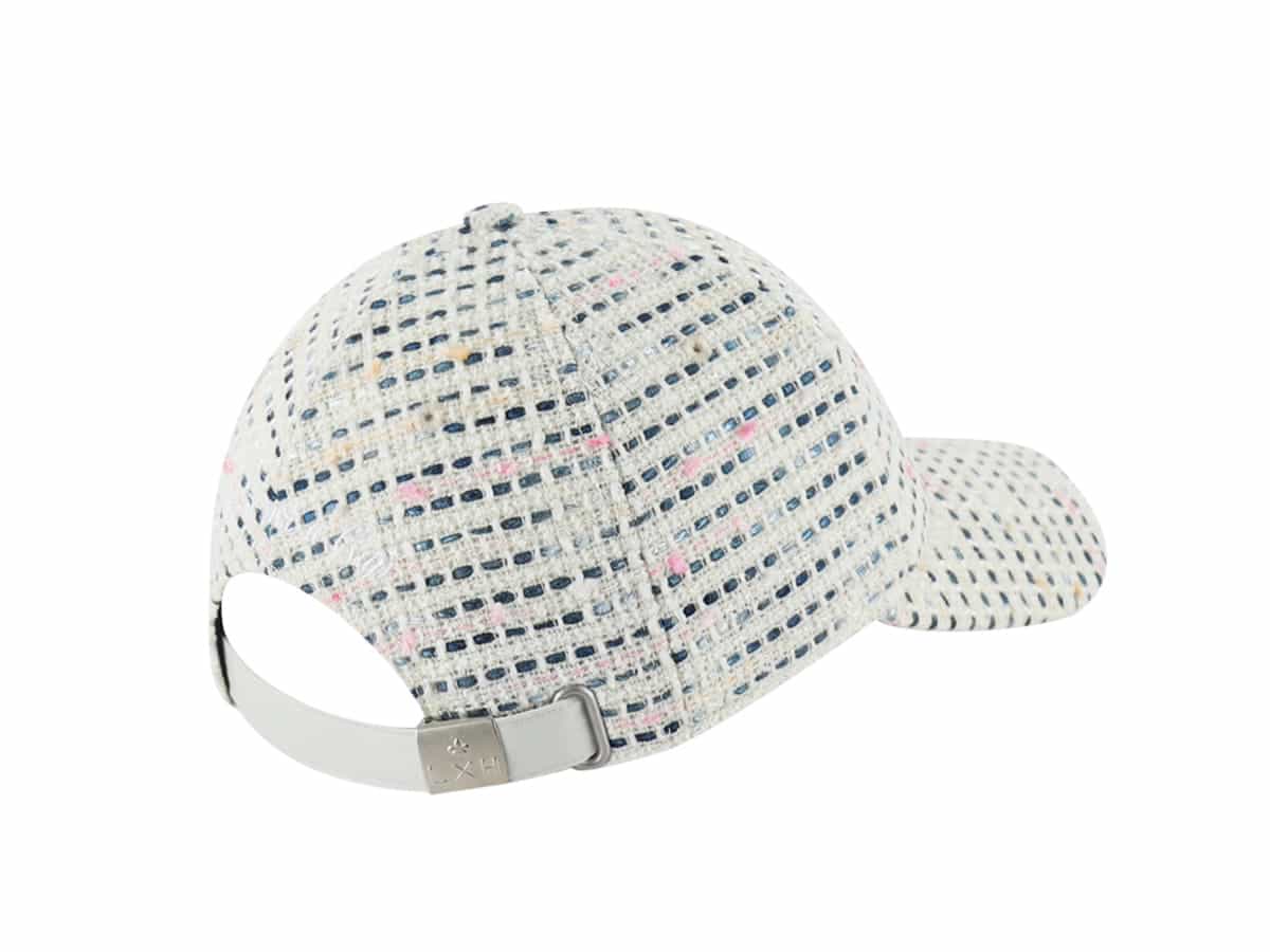 Casquette Tweed Blanc/Bleu Marine LXH Milan Tweed 5