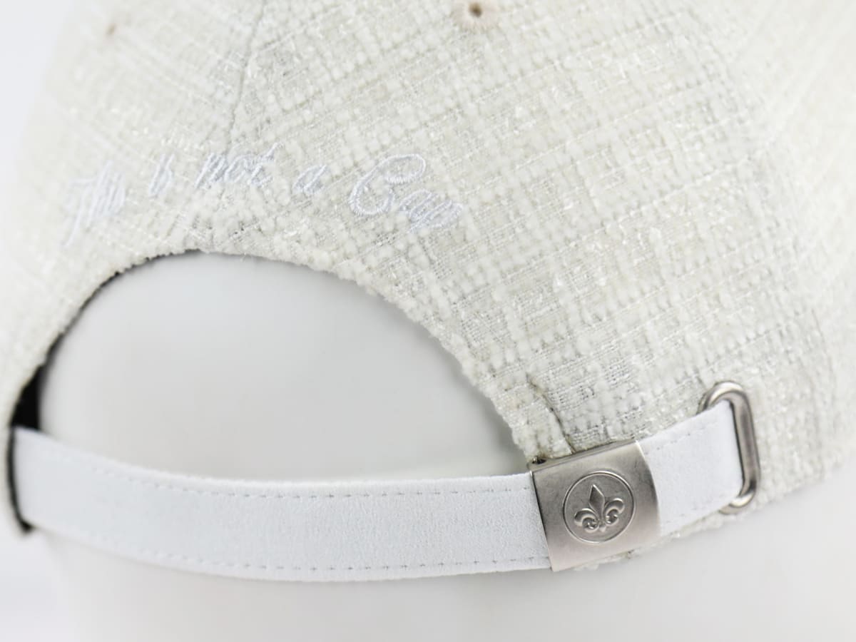 Casquette Tweed Blanc Crème LXH Milan Tweed 10