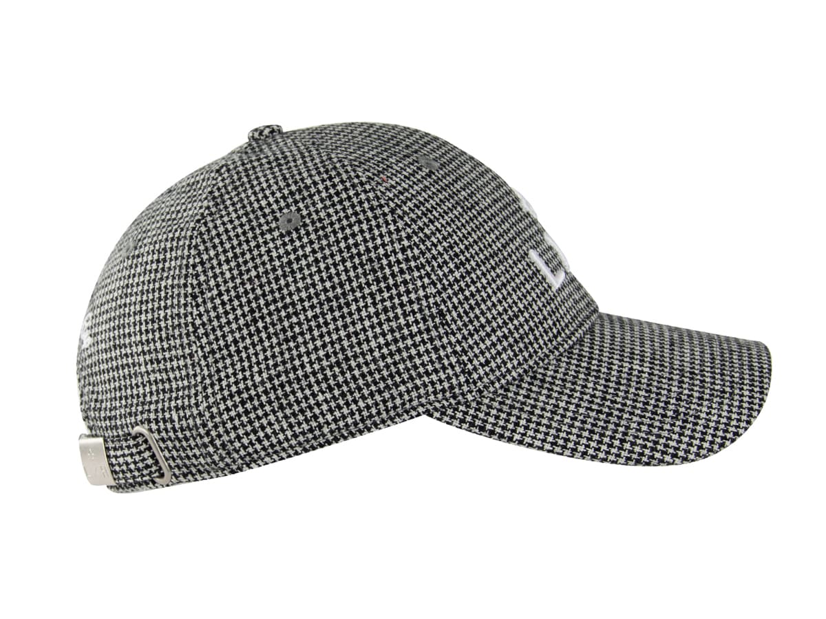 Casquette Pied-de-Poule Noir / Blanc LXH Glasgow Laine 33