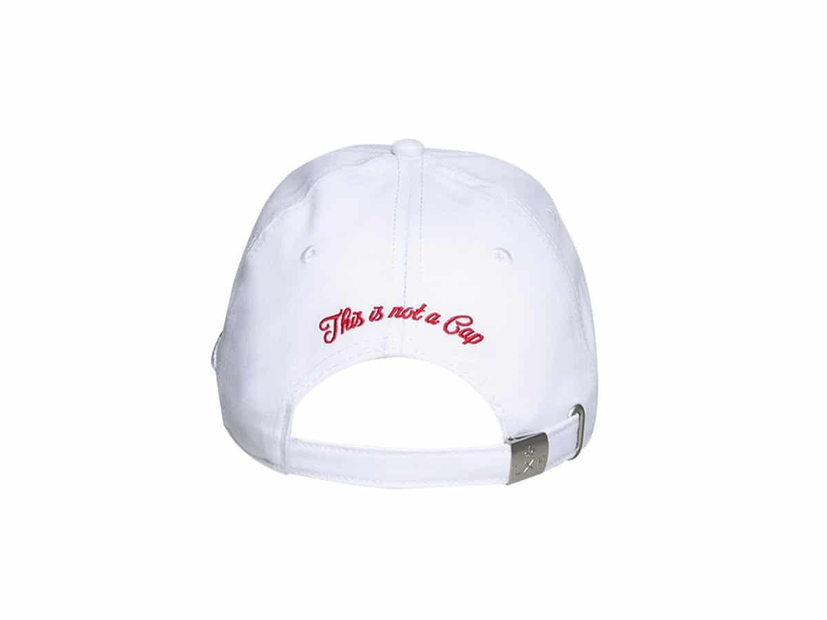 Casquette Coton Monaco GP Blanc LXH Collaboration Coton 3
