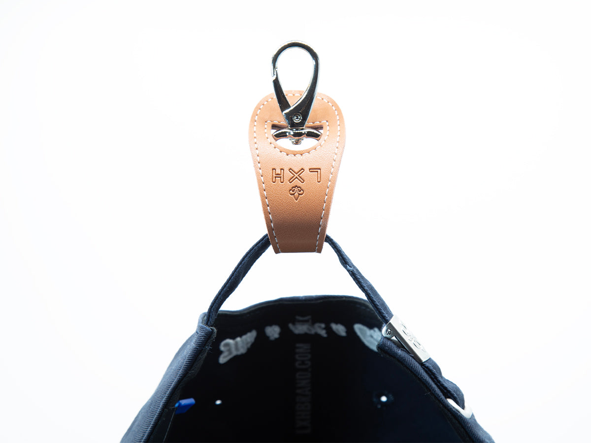 Porte-Clé en Cuir 2-en-1 LXH avec un design élégant et pratique pour l'accrochage facile