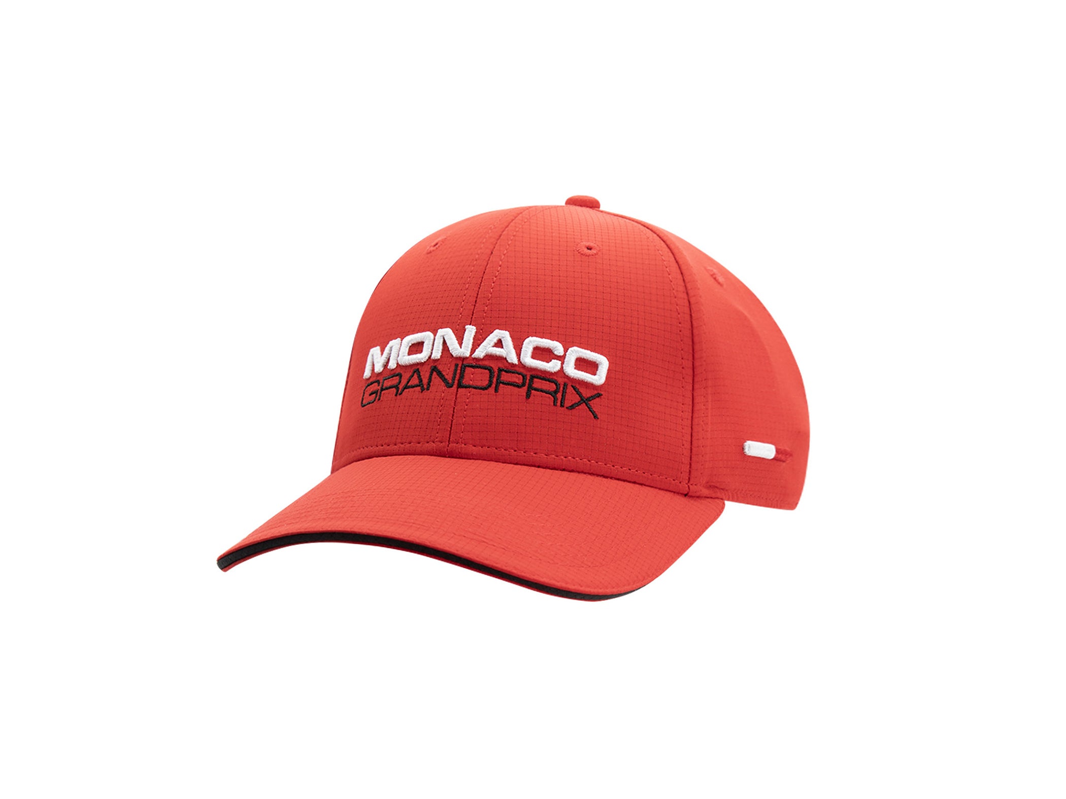 Casquette nylon rouge LXH avec logo Monaco Grand Prix sur le devant