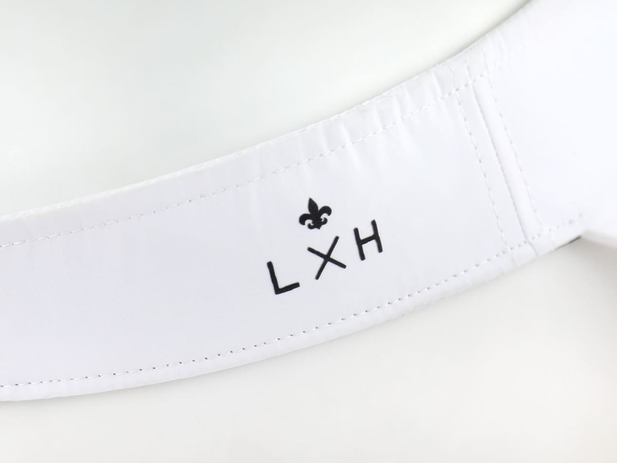 Visière Nylon Blanc de LXH avec un design élégant pour une protection solaire efficace