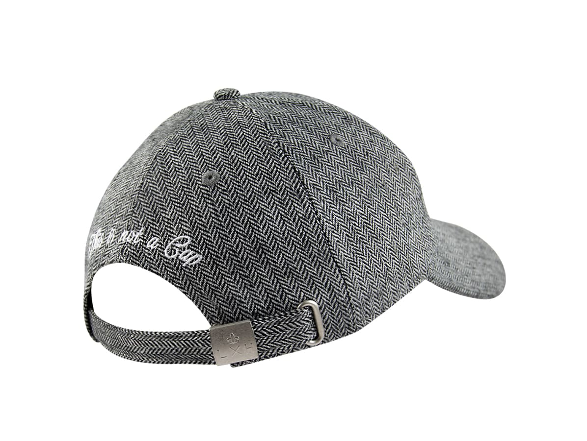 Casquette Chevron GrisGris LXH Budapest Laine 5