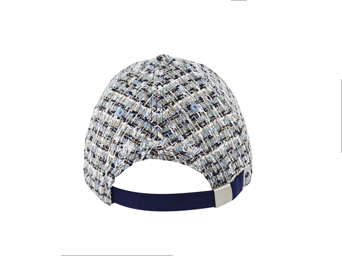 Casquette Tweed Bleu NuitBleu Nuit LXH Milan Tweed 5