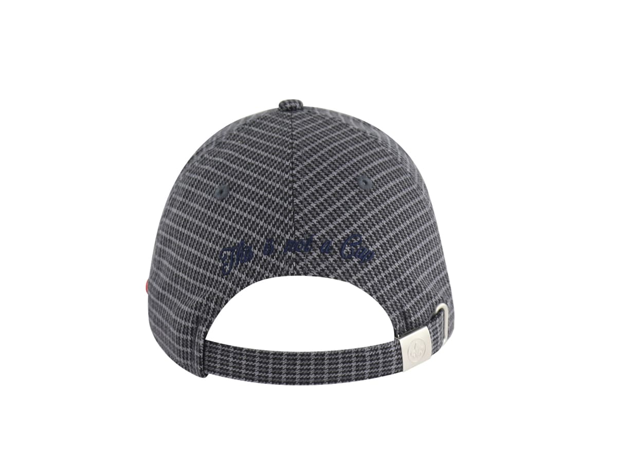 Casquette Pied-de-Poule Myrtille LXH Glasgow Laine 12