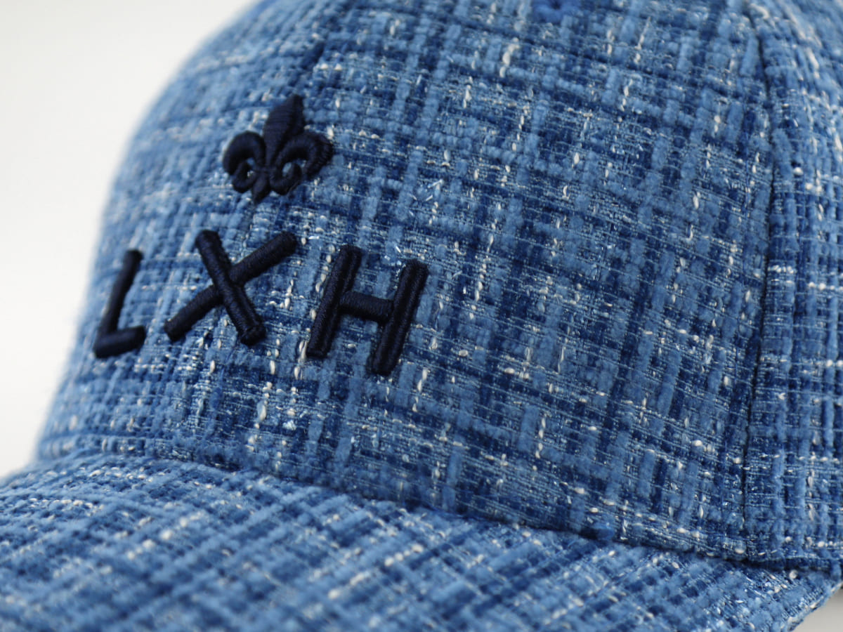 Casquette Tweed Bleu LXH Milan Tweed 8