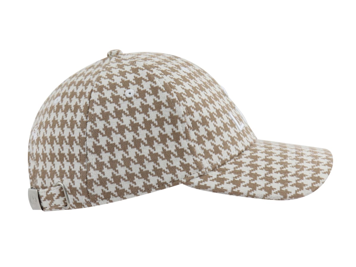 Casquette Pied-de-Coq Beige LXH Copenhague Coton 6