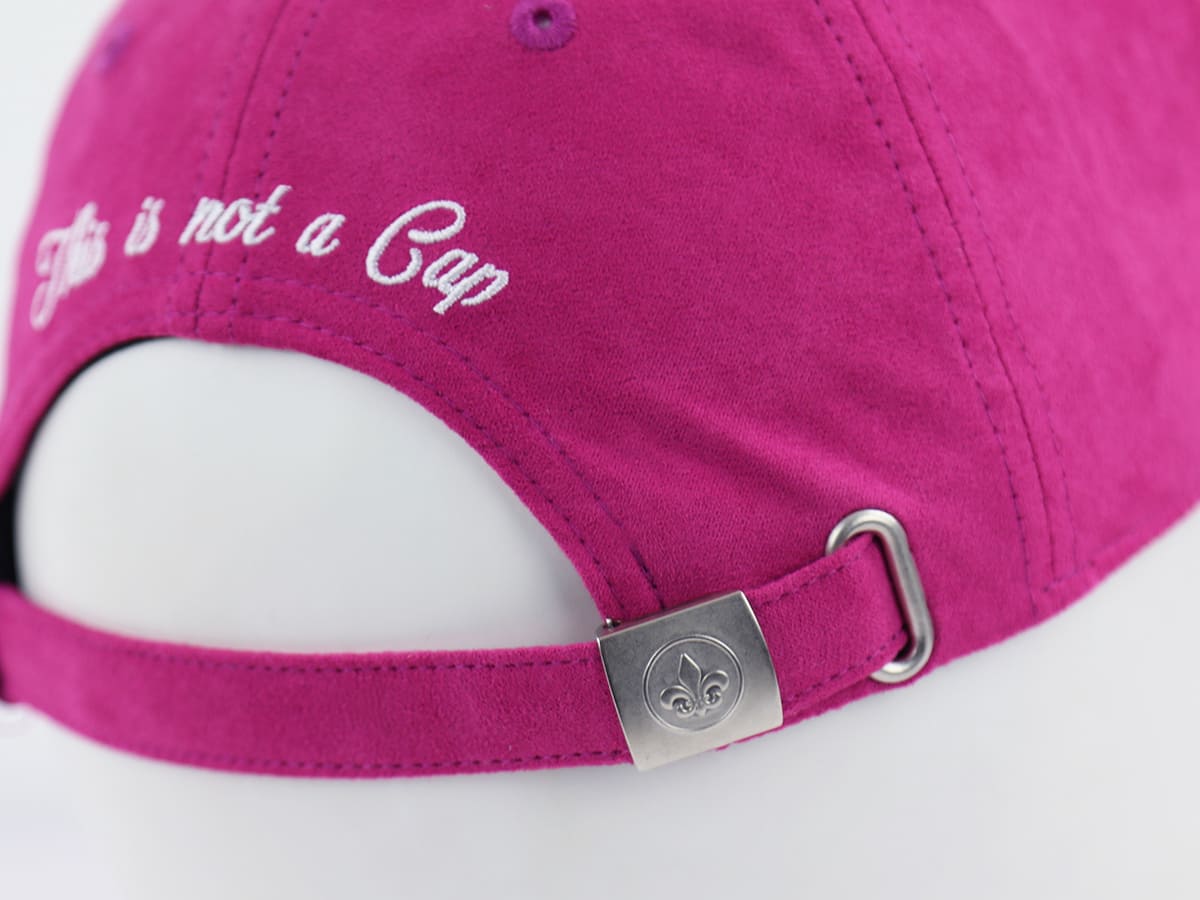 Casquette Suédine Framboise LXH Genève Suédine 10