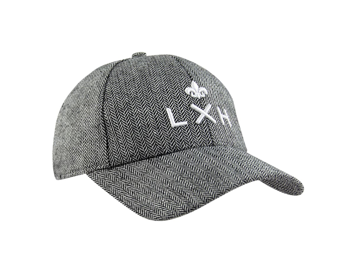 Casquette Chevron GrisGris LXH Budapest Laine 7