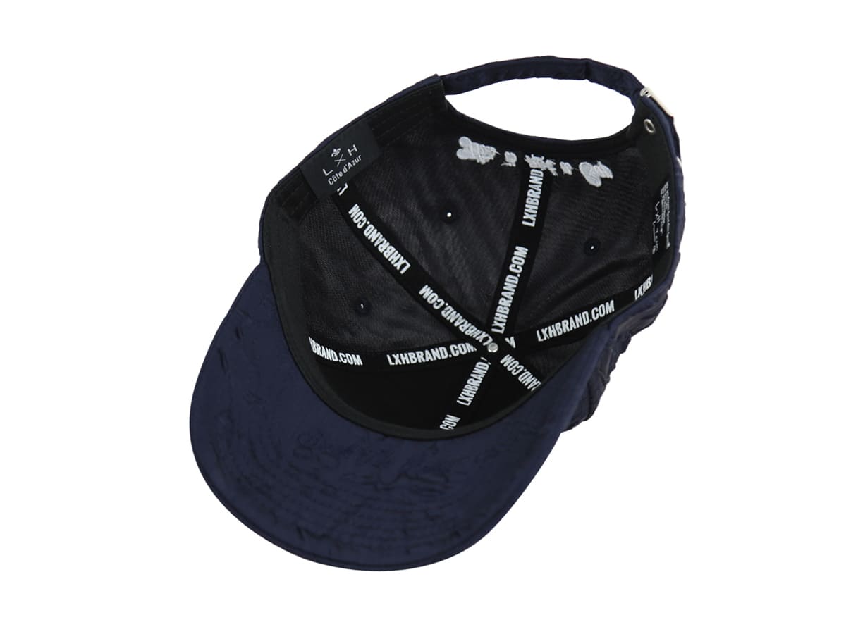 Casquette Satiné Soufflé Indigo LXH Reykjavik  11