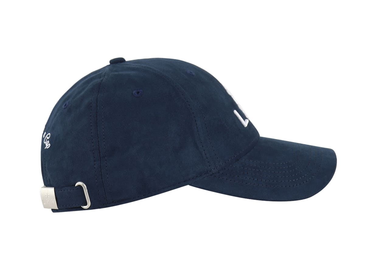 Casquette Suédine Bleu Marine LXH Genève Suédine 7