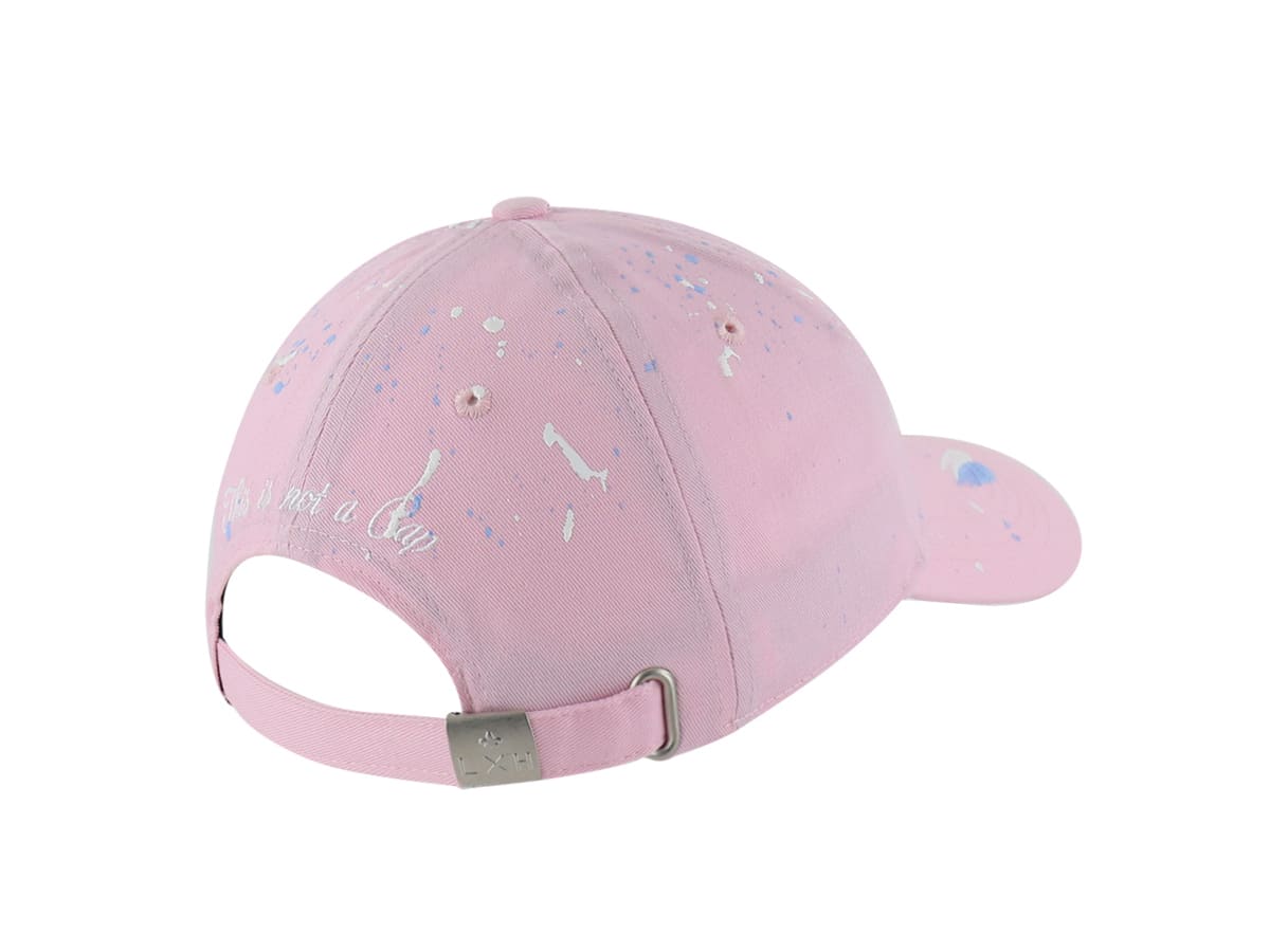 Casquette Art Rose - Peinture Bleu Ciel / Blanc LXH Buenos Aires Coton 5