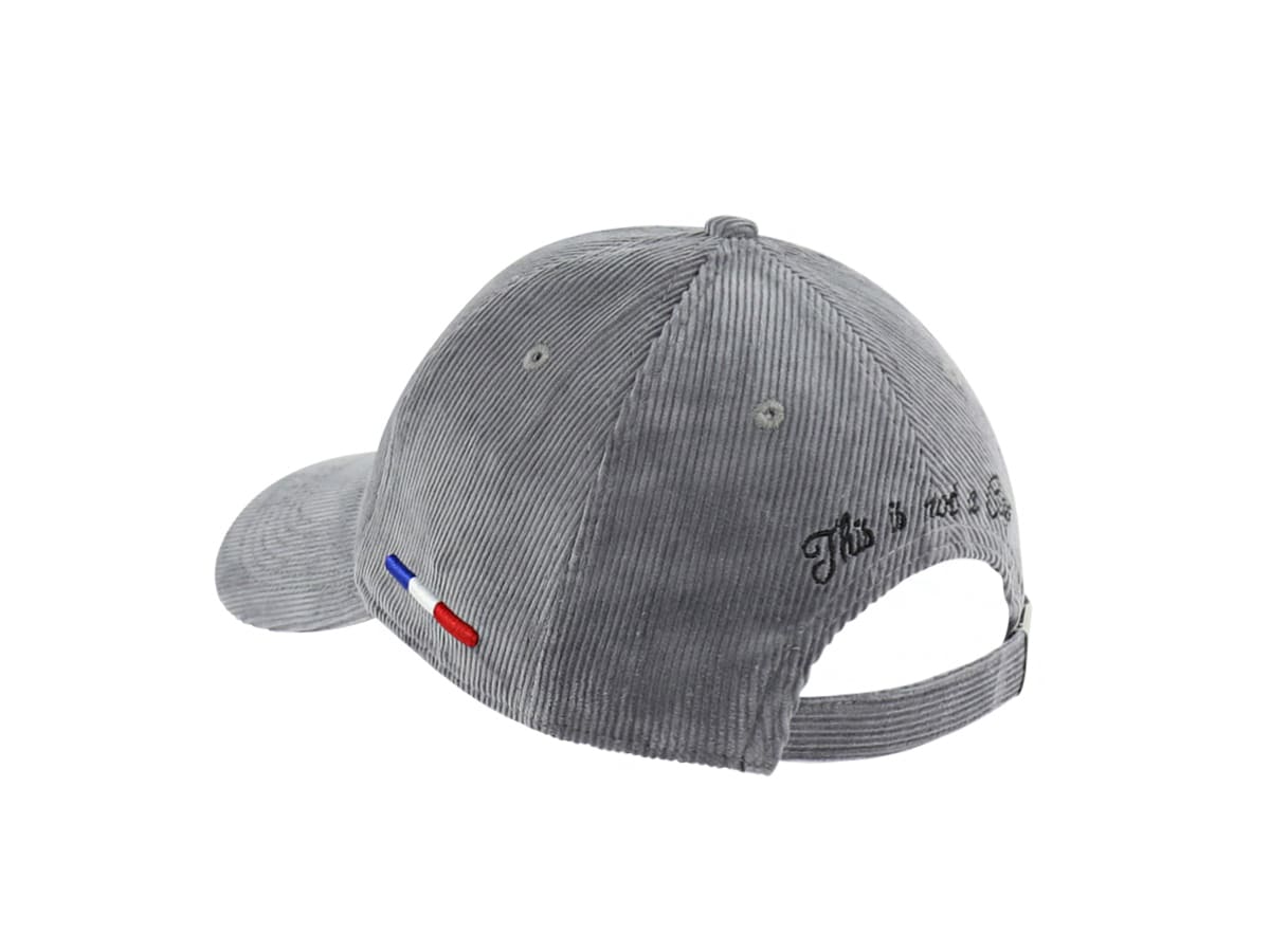 Casquette Velours Côtelé Gris LXH Vienne Velours Côtelé 3