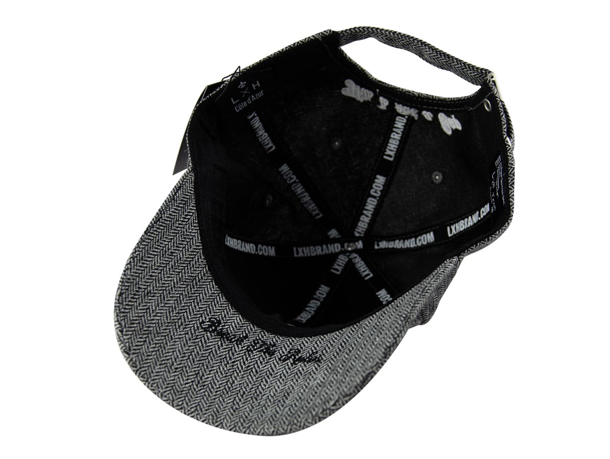 Casquette Chevron GrisGris LXH Budapest Laine 11