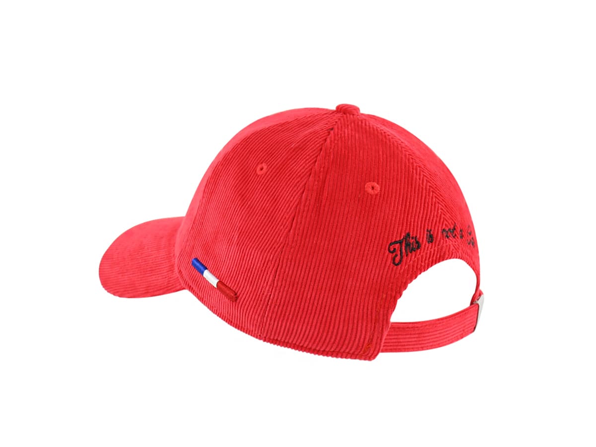 Casquette Velours Côtelé Rouge LXH Vienne Velours Côtelé 4