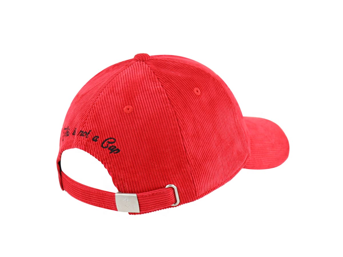 Casquette Velours Côtelé Rouge LXH Vienne Velours Côtelé 6