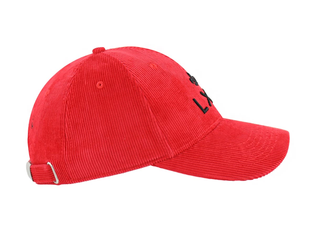 Casquette Velours Côtelé Rouge LXH Vienne Velours Côtelé 7