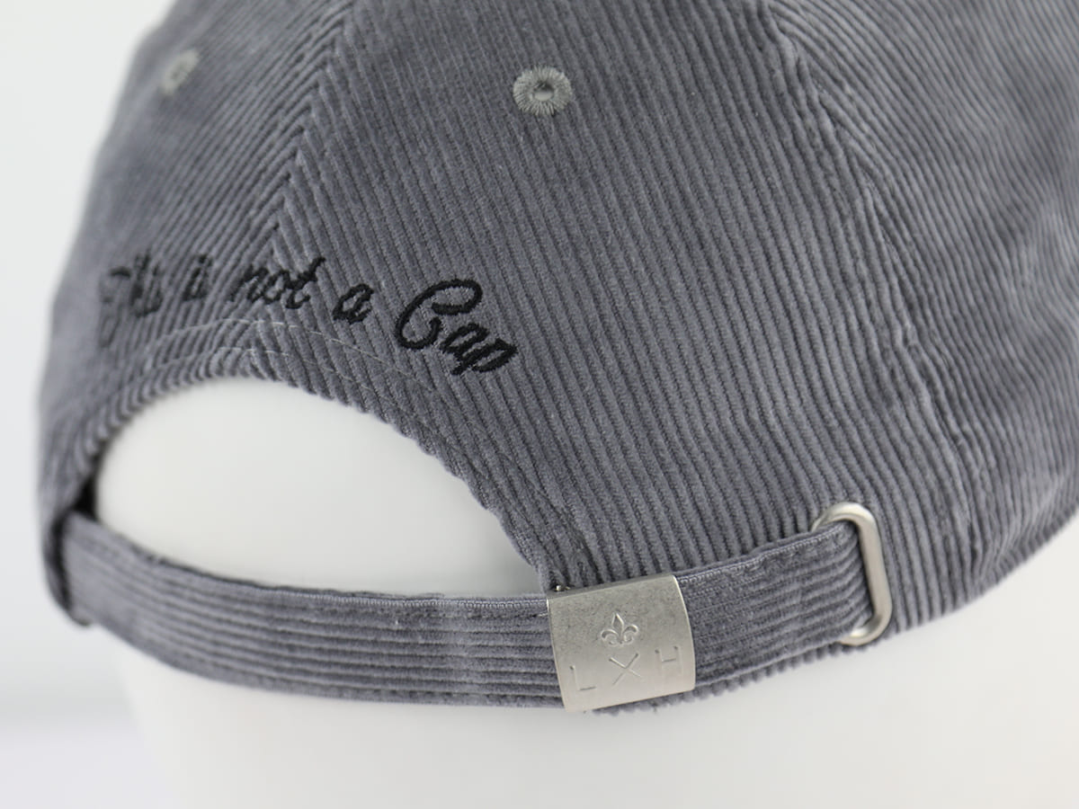 Casquette Velours Côtelé Gris LXH Vienne Velours Côtelé 10