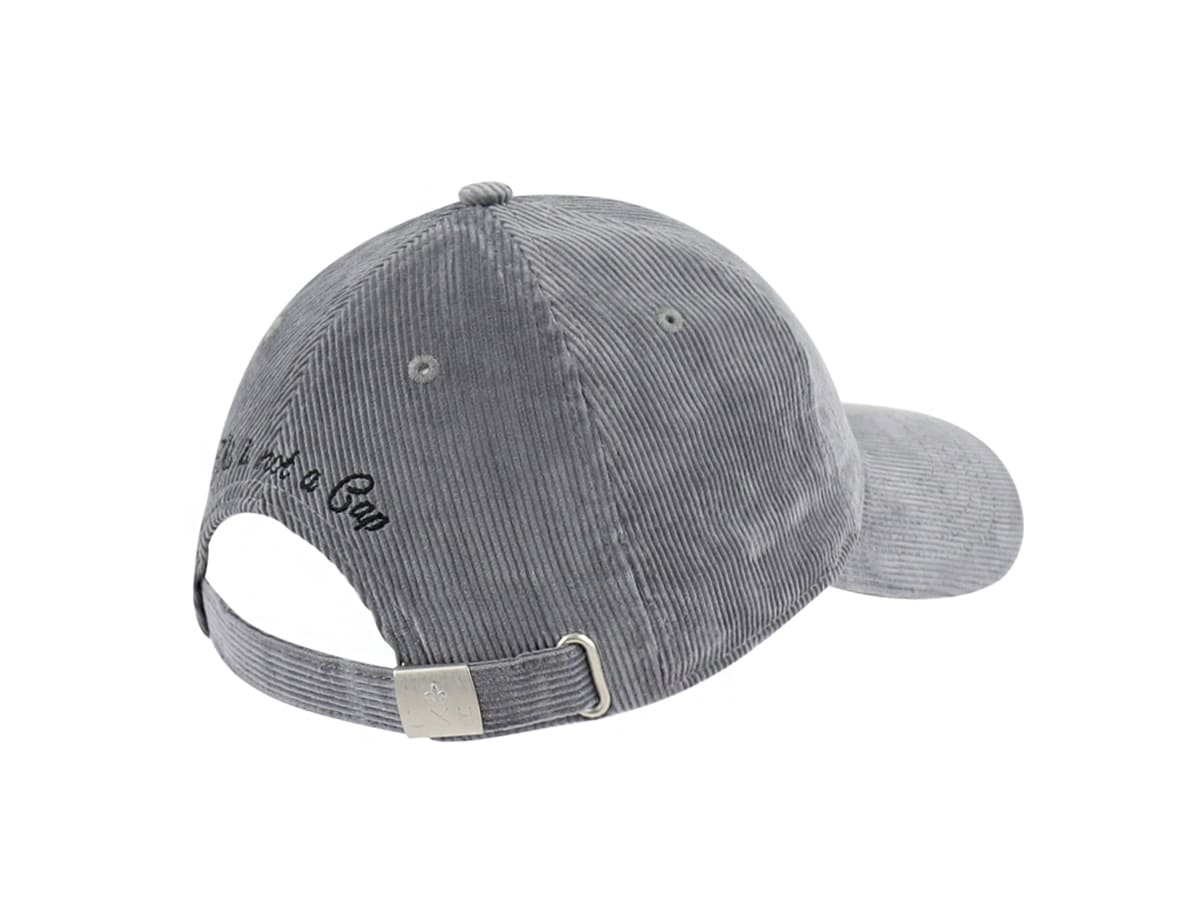 Casquette Velours Côtelé Gris LXH Vienne Velours Côtelé 5