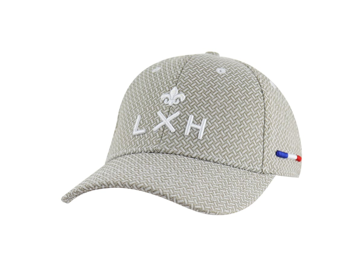 Casquette Motif Tissé Vert Olive LXH Athènes  1